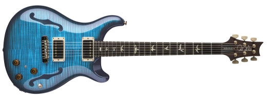 PRS Guitars - Guitare électrique piézo Hollowbody II avec étui rigide - Bleu jean délavé