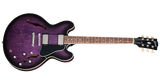 Gibson - ES-335 Electric Guitar with Hardshell Case - Dark Purple Burst