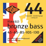 Rotosound - Cordes pour basse acoustique 5 cordes en bronze phosphoreux 45-130