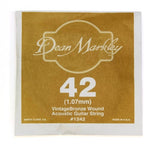 Dean Markley - Corde acoustique simple filée en bronze .042
