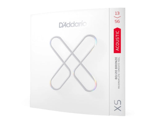 DAddario - Cordes pour guitare acoustique XS Coated Bronze 80/20 - Medium 13-56