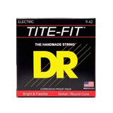 Cordes électriques DR - Tite-Fit Lite n Tite Roundwound nickelées 9-42