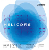 DAddario Orchestral - HH613 3/4L - Helicore Hybrid Bass Single A String, 3/4 Scale, Light Tension