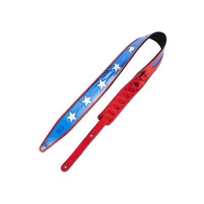 Levys - Levy x Jodi Head Leather Guitar Strap - The Daredevil