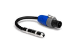 Adaptateur Hosa - 6,35 mm TS vers Neutrik speakON pour haut-parleur - 6