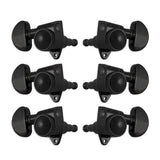 Grover - 502 Series Roto-Grip Locking Rotomatics Kidney Button - Black Chrome