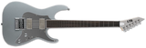 ESP Guitars - Guitare électrique KS M-6 Evertune Signature Ken Susi avec étui - Argent métallisé