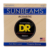 DR Strings - Cordes acoustiques Sunbeam Phos Bronze - Medium/Heavy 13-56
