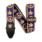 Bracelet Ernie Ball Peace Love Dove bleu marine et beige