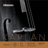Corde de violoncelle Kaplan Orchestral - KS511 4/4M - Corde de La simple, diapason 4/4, tension moyenne