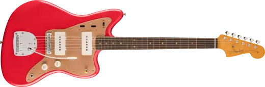 Fender - Jazzmaster Vintera II Road Worn des années 50, touche en palissandre - Fiesta Red