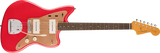 Fender - Jazzmaster Vintera II Road Worn des années 50, touche en palissandre - Fiesta Red
