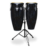 Latin Percussion - Aspire 10 and 11 Conga Set w/Stand - Black Magic