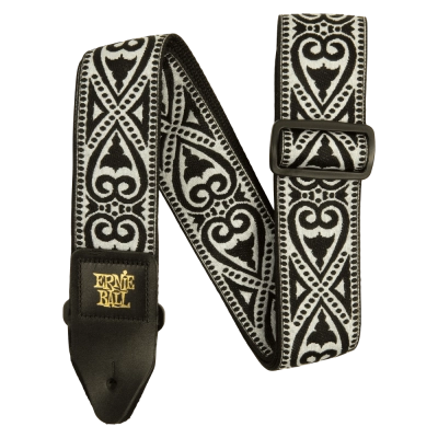 Bracelet Ernie Ball - Cœur noir jacquard