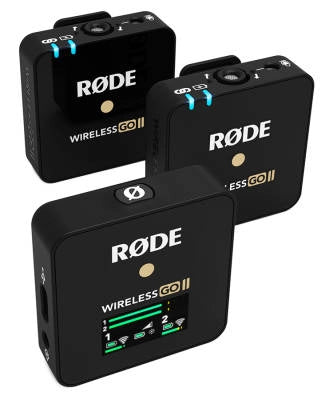 RODE - Système de microphone sans fil double Wireless GO II