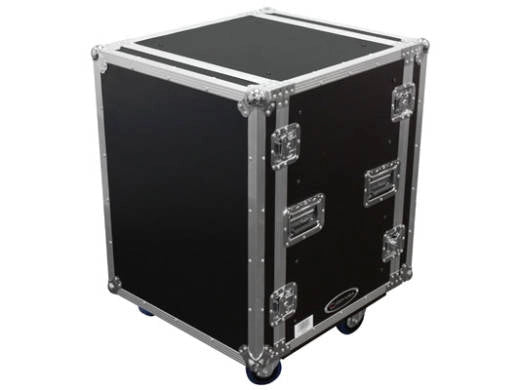 Odyssey - Flight-case 14U avec support antichoc et roulettes