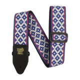 Sangle de guitare Ernie Ball - Blue Crux Jacquard