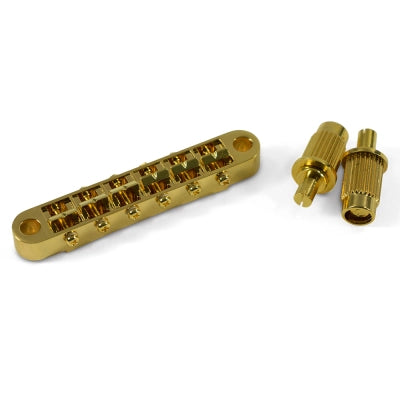 Chevalet Kluson Nashville Tune-O-Matic de remplacement pour guitares Samick - Or