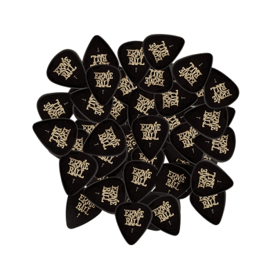 Ernie Ball - Médiators fins noirs - Paquet de 144