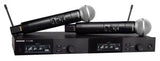 Shure - Système sans fil double SLXD24D/SM58 avec 2 émetteurs portatifs SLXD2/58 - H55