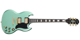 Epiphone - Guitare électrique SG Custom avec housse - Vert Inverness