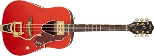 Guitares Gretsch - Gretsch G5034TFT Rancher, micro FideliTron, cordier Bisgby, Savannah Sunset