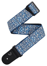 D'Addario - Sangle de guitare Eco-Comfort tissée en persan - Bleue