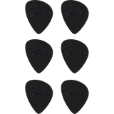 Fender - Médiators décalés (lot de 6) - 0,83 Noir
