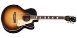 Gibson - Guitare acoustique/électrique Les Paul Parlor avec étui rigide - Vintage Sunburst