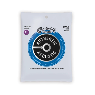 Martin - Authentic Acoustic SP 80/20 Bronze - Cordes Custom Light 11-52