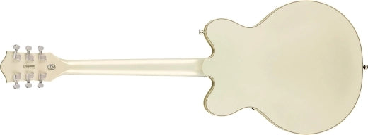 Guitares Gretsch - G5622T-140 RARE Electromatic 140e anniversaire Double Platinum Center Block avec Bigsby, touche en laurier - Finition bicolore Stone Platinum/Pearl Platinum