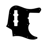 WD Music - Plaque de protection personnalisée pour basse Fender American Deluxe Jazz Bass 22 frettes (1998 à aujourd'hui) - Noir/Blanc/Noir