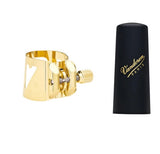Vandoren - Ligature métallique et capuchon en plastique pour saxophone alto Optimum
