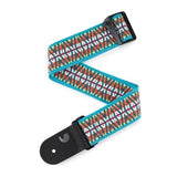 D'Addario - 2 sangles de guitare tissées, Hootenanny Sunset