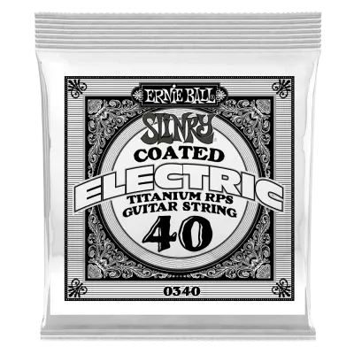 Ernie Ball - Guitare électrique à corde simple avec revêtement en nickel - 0,040 W