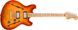 Squier - Série Affinity Starcaster Deluxe, touche en érable - Sienna Sunburst