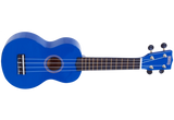 Mahalo - Rainbow Series Soprano Ukulele with Bag - Blue