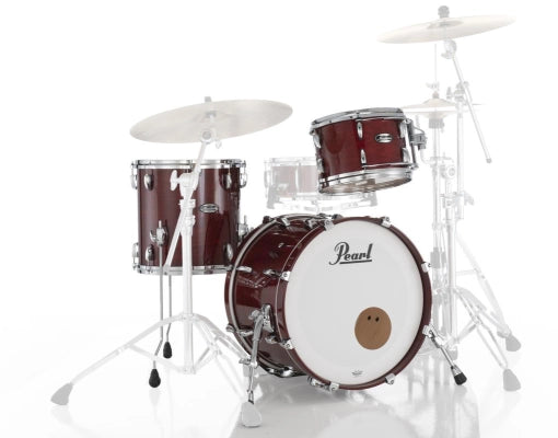 Batterie Pearl - Masters Maple 3 pièces (20, 12, 14") avec tirant chromé - Cerisier naturel