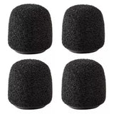 Shure - Bonnette anti-vent en mousse Snap-Fit pour micro-cravate WL18xm - Noir (lot de 4)