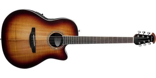 Ovation - Guitare acoustique/électrique super peu profonde Celebrity Plus - Koa Burst