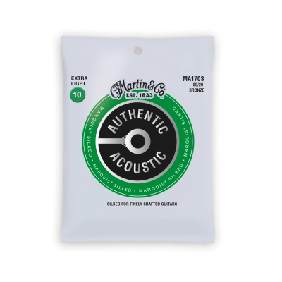 Martin - Authentic Acoustic Marquis 80/20 Bronze - Cordes extra légères soyeuses 10-47