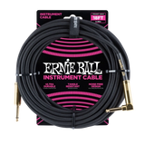 Ernie Ball - 18 Straight/Angle Braided Cable - Black