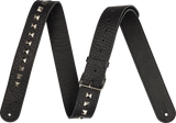 Sangle de guitare Jackson Guitars en cuir avec clous métalliques - Noire
