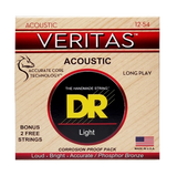 DR Strings - Cordes pour guitare acoustique Veritas Coated Core - 12-54