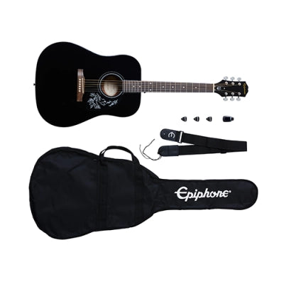 Epiphone - Pack de démarrage pour guitare acoustique Starling - Ébène