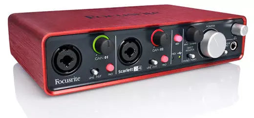 Focusrite - 24/96 2 In, 4 Out USB 2.0 Audio Interface