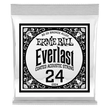 Ernie Ball - Corde simple Everlast 80/20 - .024w