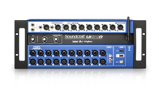 Soundcraft - Ui24R Console de mixage numérique 24 canaux / Enregistreur multipiste USB avec commande sans fil