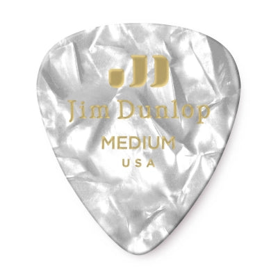 Dunlop - Celluloid Pearloid Player Pack (12 unités) - Blanc moyen
