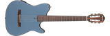 Ibanez - FRH10N Nylon String Acoustic/Electric Guitar - Indigo Blue Metallic